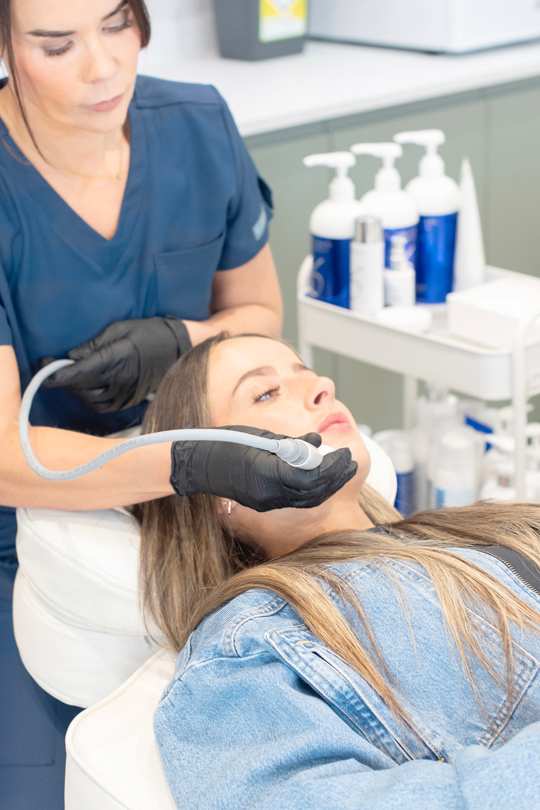 Skin treatment at Llŷn-Ox
